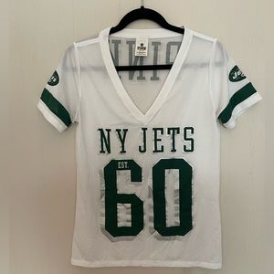 Vintage PINK NY Jets jersey size medium